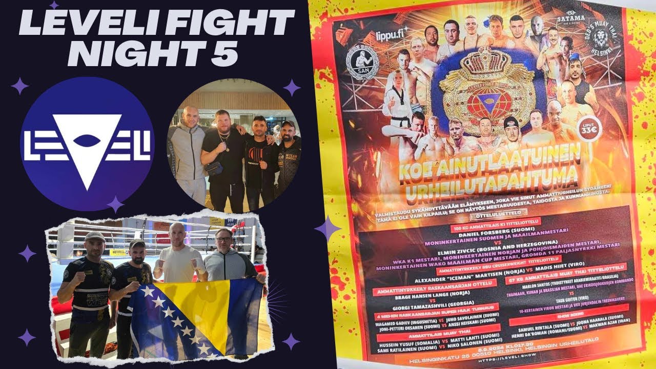#vlog3T.032 Leveli Fight Night 5 Helsinki 8/6/24