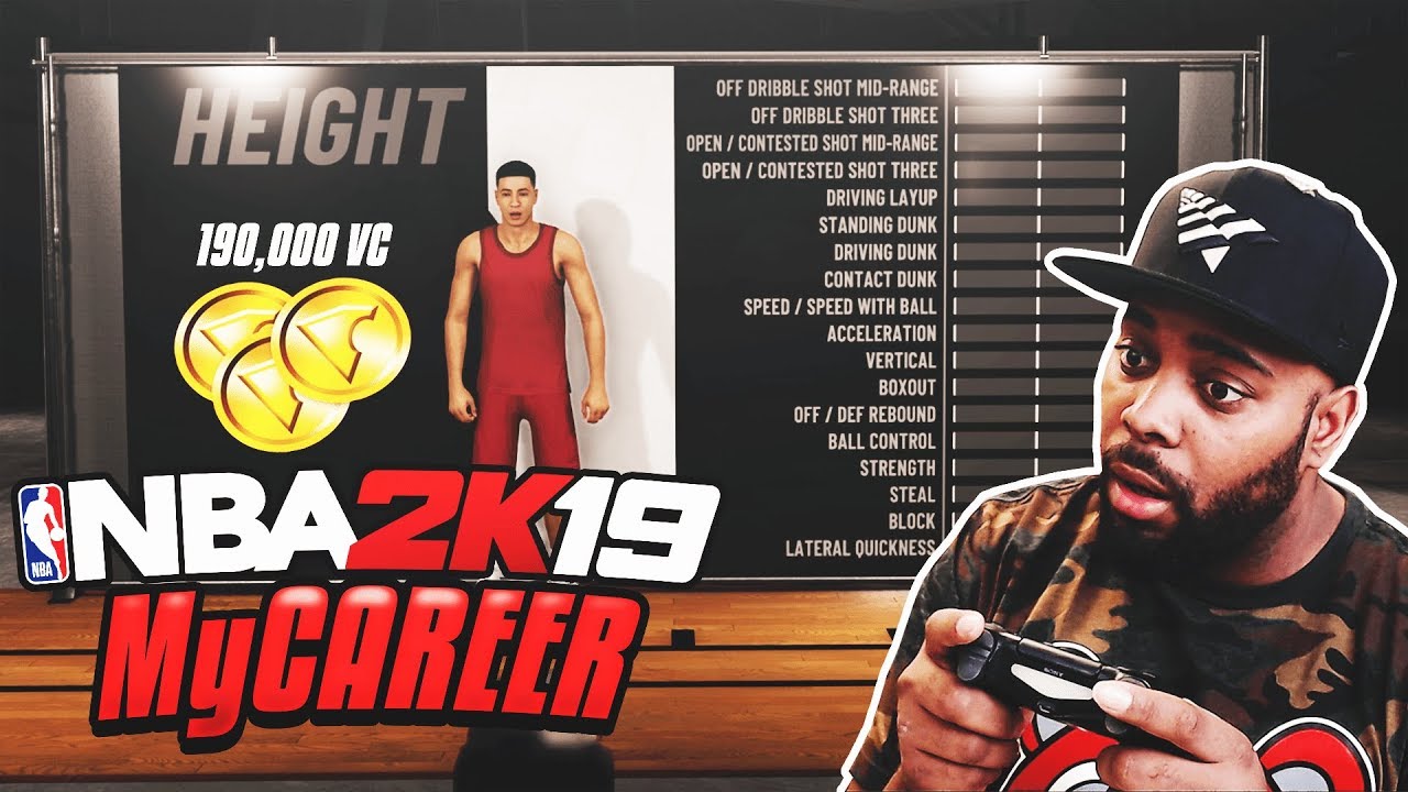 NBA 2K19 MyCAREER - UPGRADING TO 85 OVERALL WILL COST 190,000 VC! | iPodKingCarter