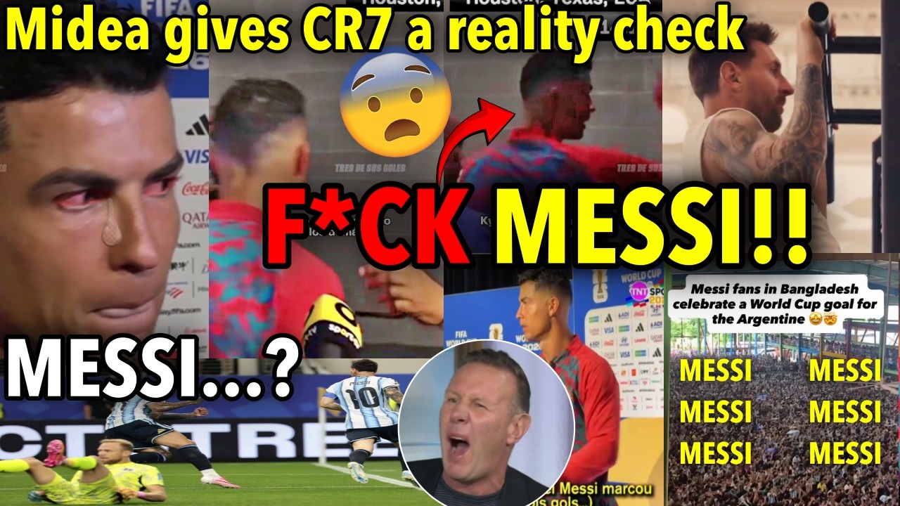Ronaldo FURIOUSLY ATTACKS Reporter Over Messi During Live TV Broadcast