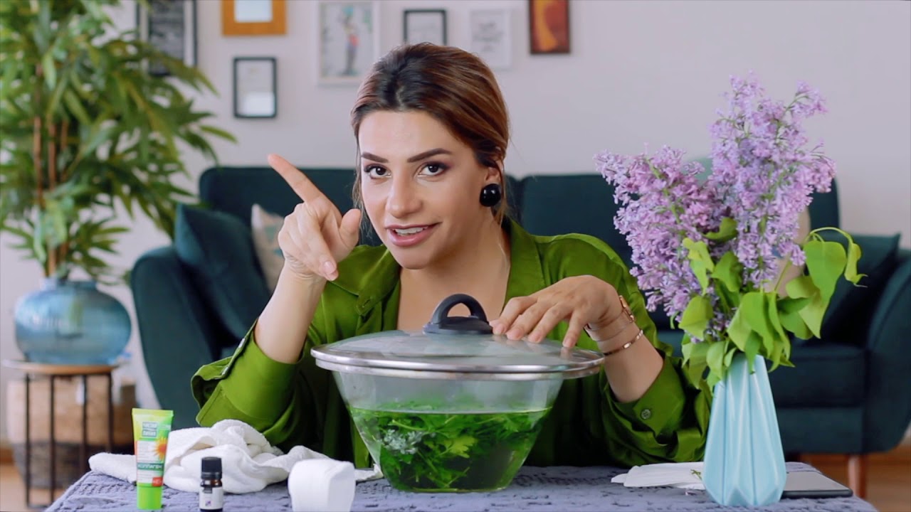 Üz təmizləmək üçün buxar vannası | Səma Abiyeva