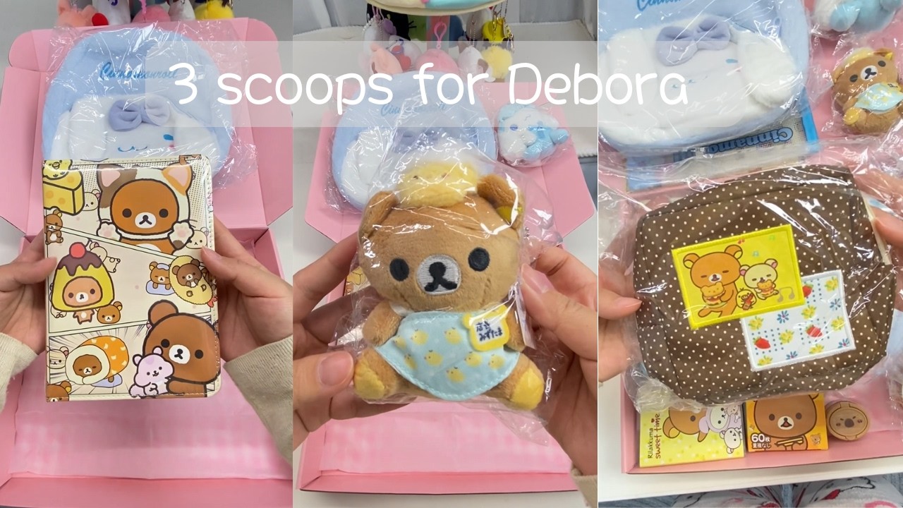 Hi Debora! This is your 3 scoops packing video! Hope you will like it!