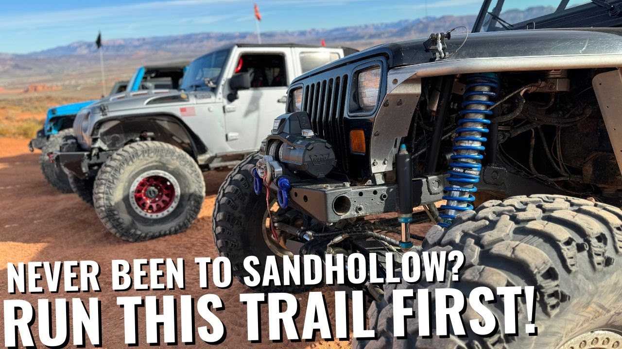 NEVER BEEN TO SANDHOLLOW? RUN THESE TRAILS FIRST! Jon's Trail and Sliplock!