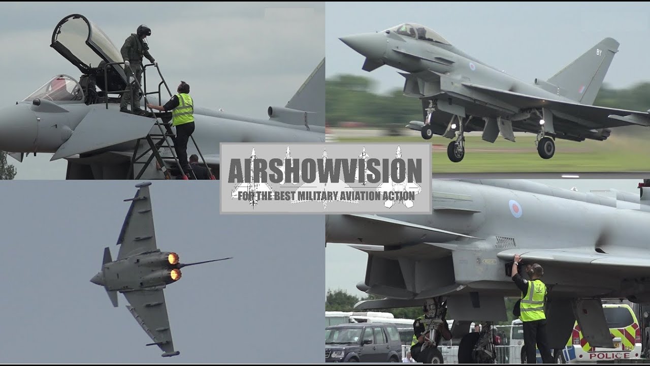 RIAT GOLD - MARK LONG TYPHOON DEMO 2016 (airshowvision)