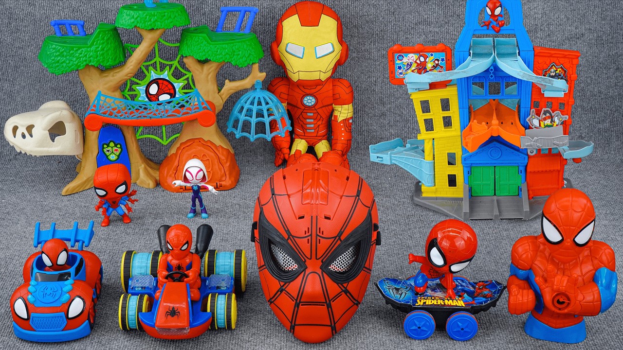 Marvel Spiderman Collection Unboxing Review| LEGO Dino-Webs Treehouse | Amazing Metals City Track