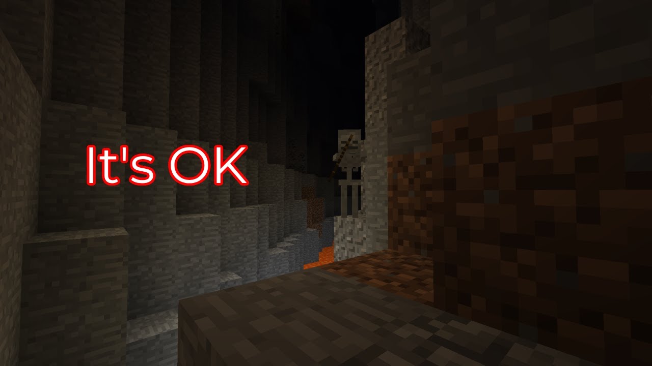 Exploring Silver Age Minecraft Caves With No HUD, Feels Like 2012