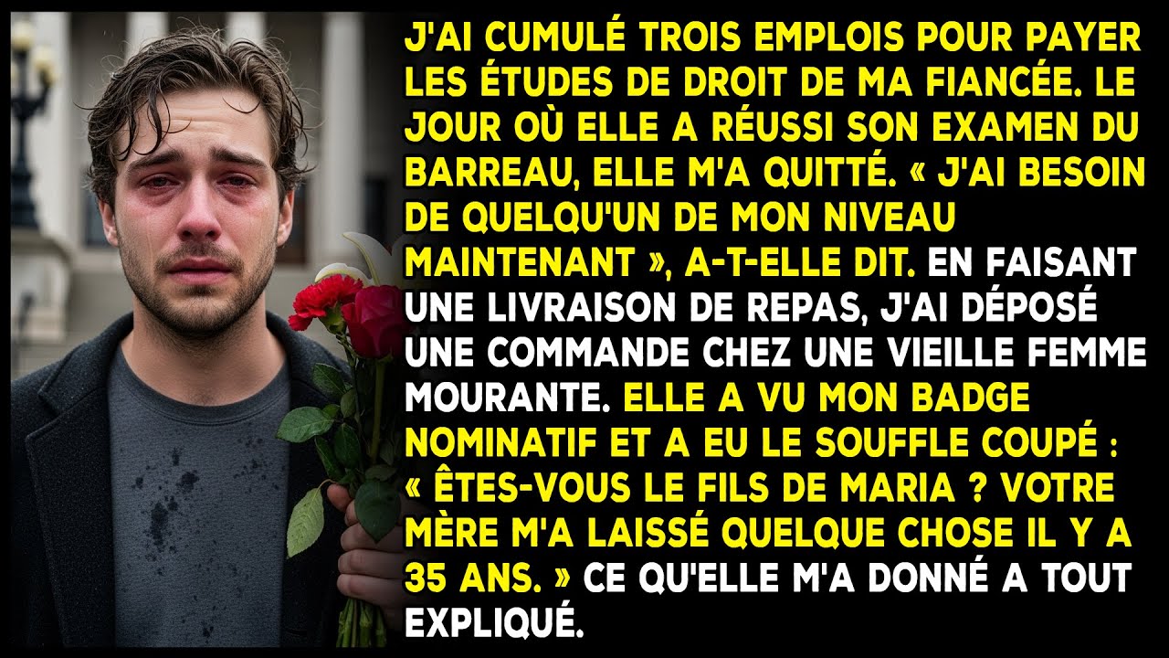 J'ai travaillé trois jobs pour elle — le jour du barreau, elle m’a quitté.