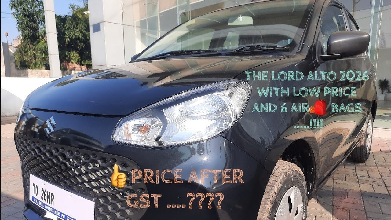THE  ALTO BLACK EDITION RETURN WITH 6 AIR BAGS AND LOW PRICE AFTER GST ..!!!! #trending 