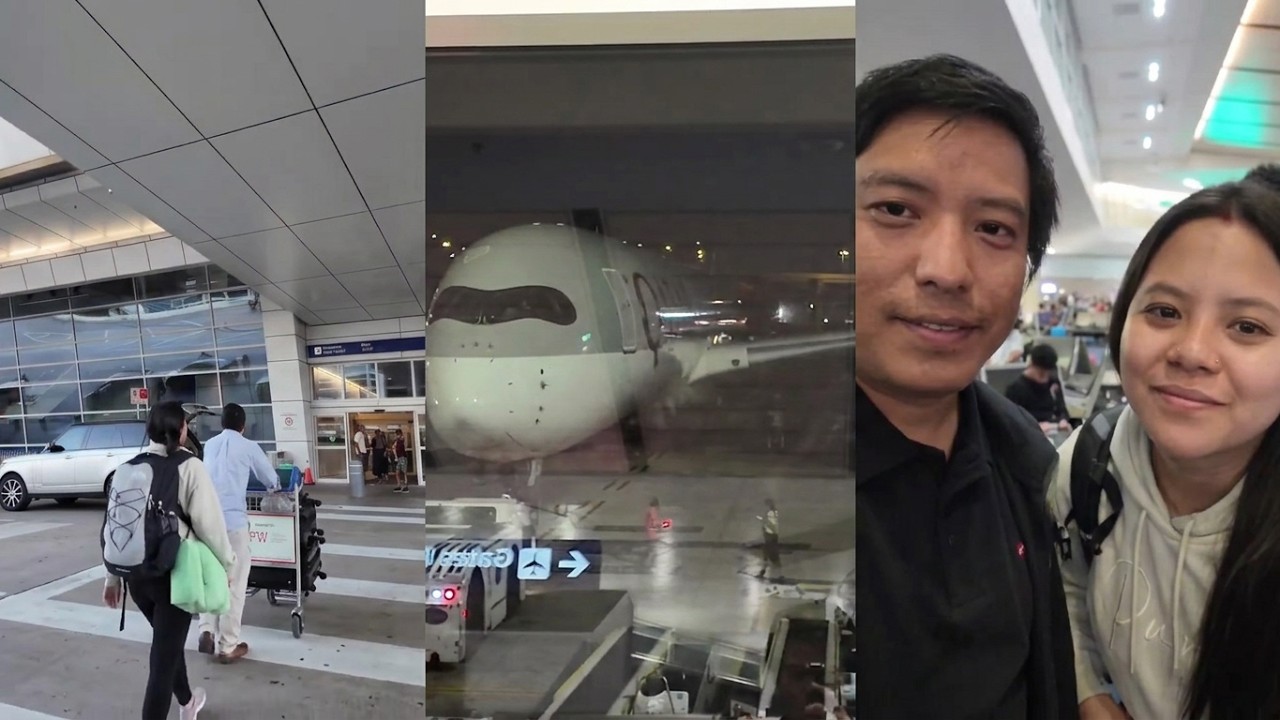 Going Home !!! USA To NEPAL via Quatar Airlines [Dallas -- Doha -- Kathmandu]