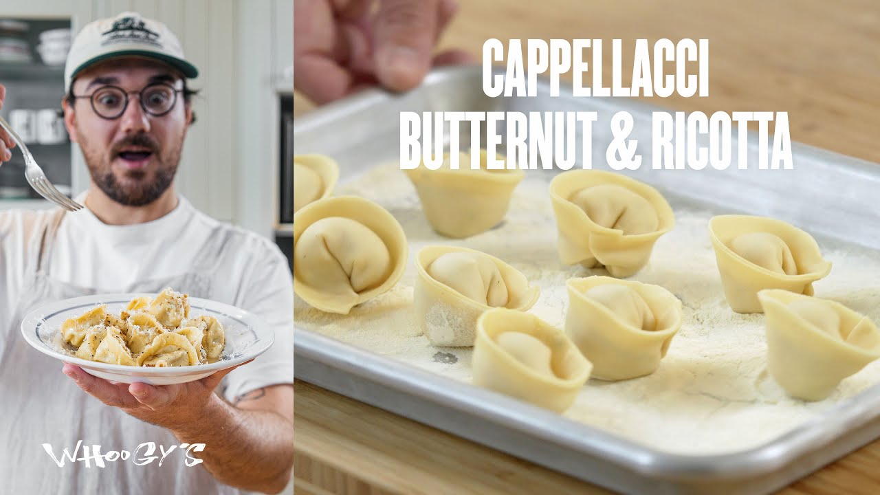 Raviolis farcis à la courge & ricotta (Cappellacci) 🇮🇹🤌🏻