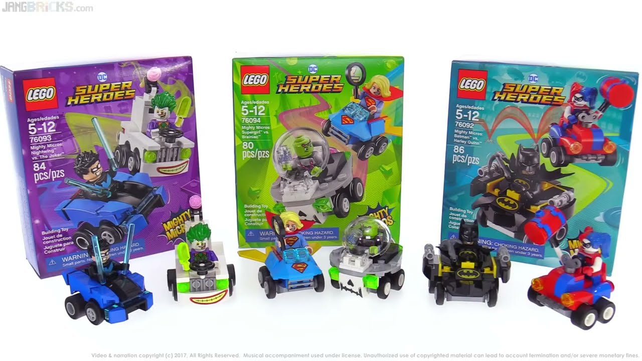 🔄 LEGO DC Super Heroes Mighty Micros series 3 review! 76092 76093 76094 re upload