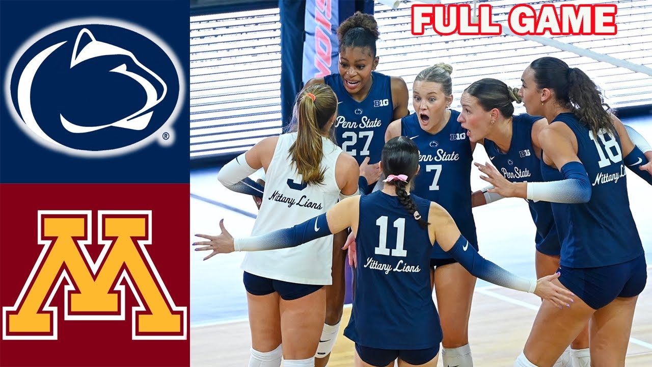 Penn State vs. Minnesota Full Game Women's College Volleyball 2025