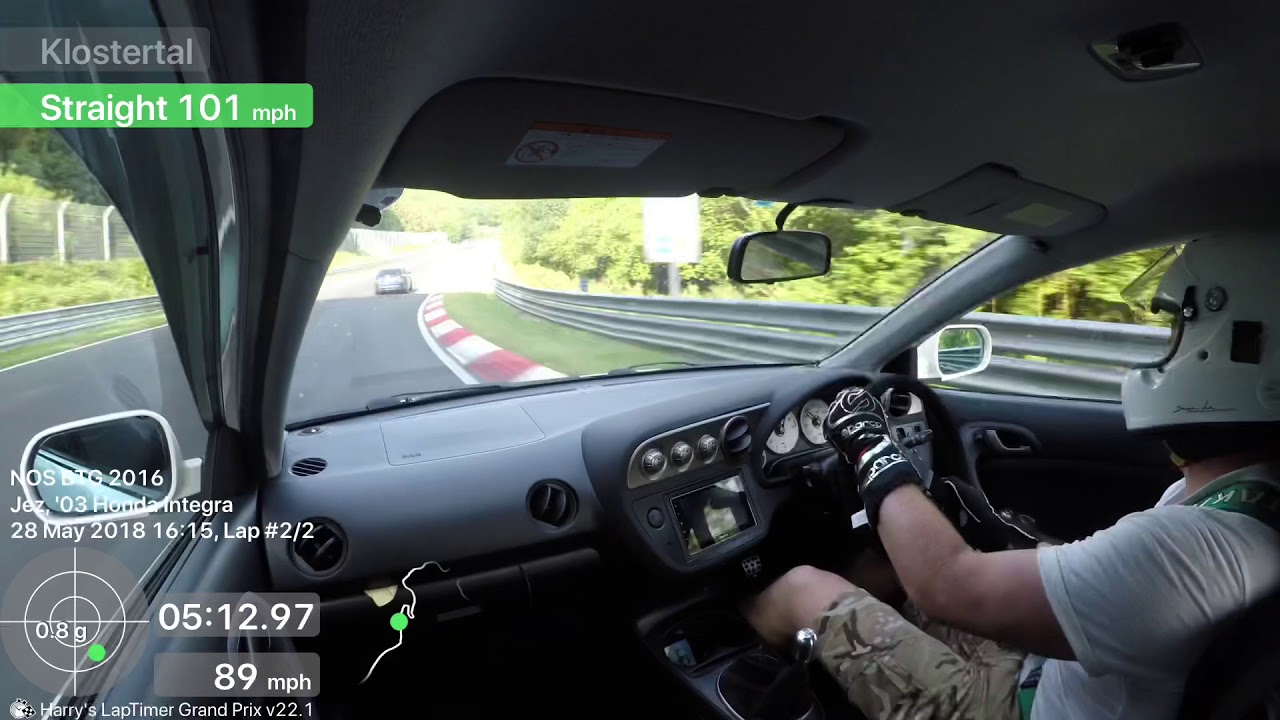 Honda Integra Dc5 Nurburgring 8:17 BTG