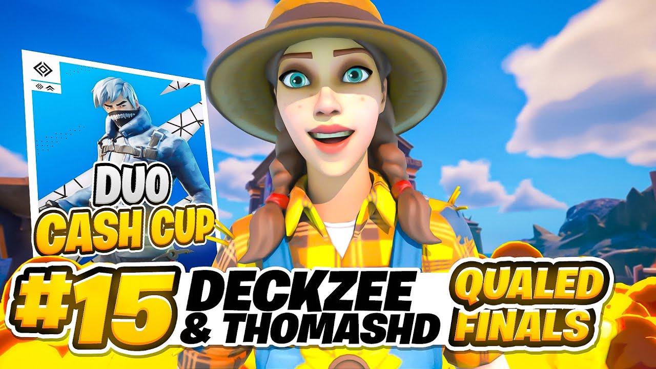 How we QUALIFIED for the DUO CASH CUP FINALS W/ @Th0masHD 🏆 | Deckzee