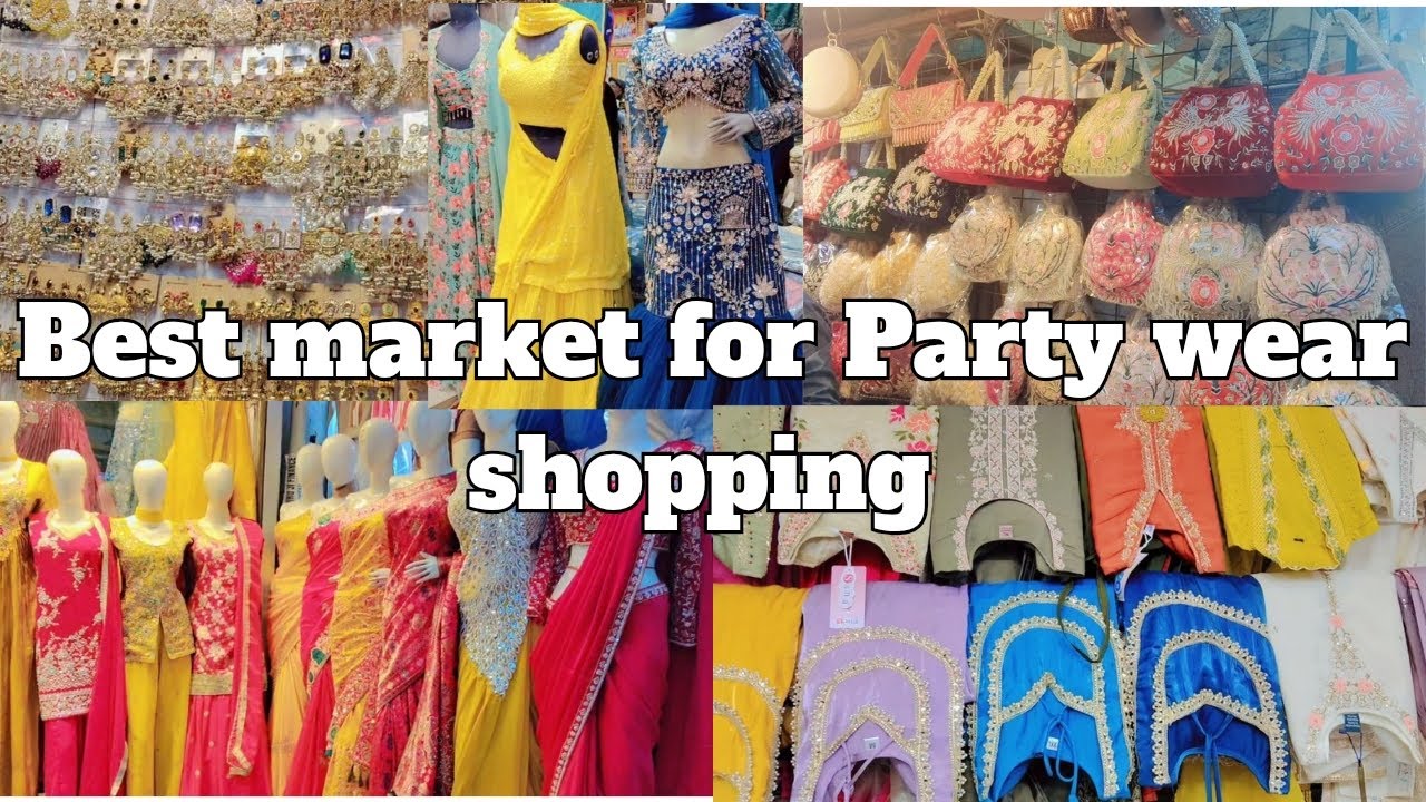 Laxmi nagar market latest Party wear collection #market #laxminagar 