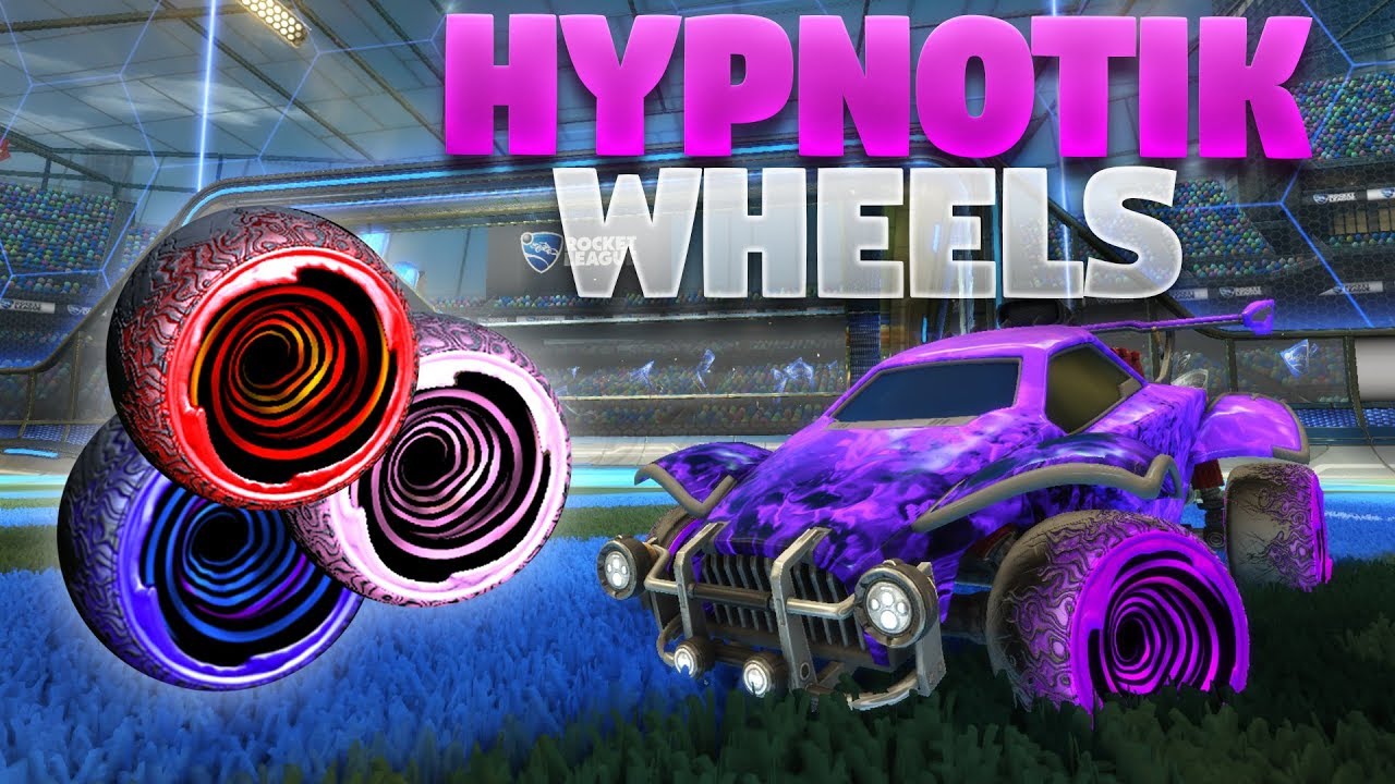 All Painted 'HYPNOTIK' Wheels On Rocket League (Triumph Crate Showcase)