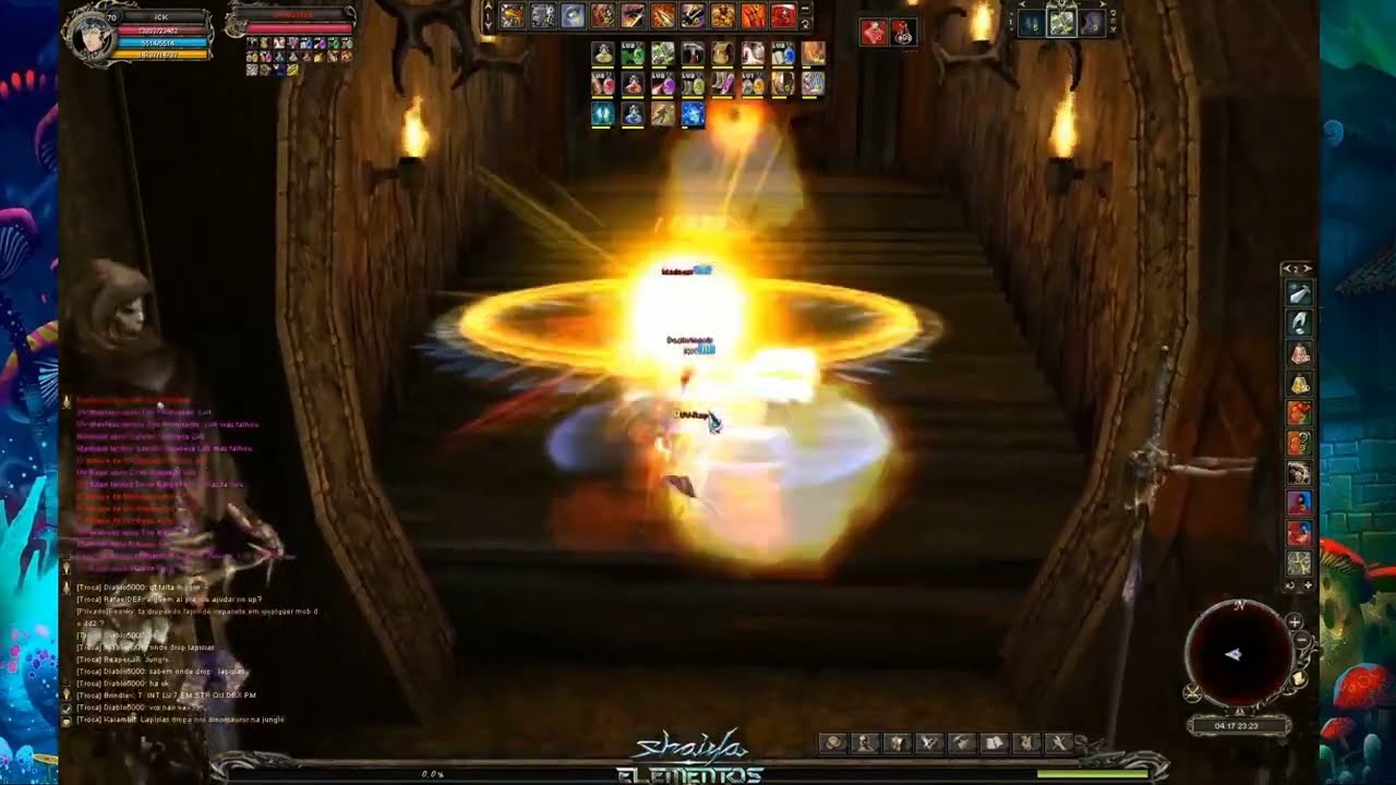 SHAIYA ELEMENTOS RANGER SKILLS  TOP MOMENTS - yCK  PVP - 70