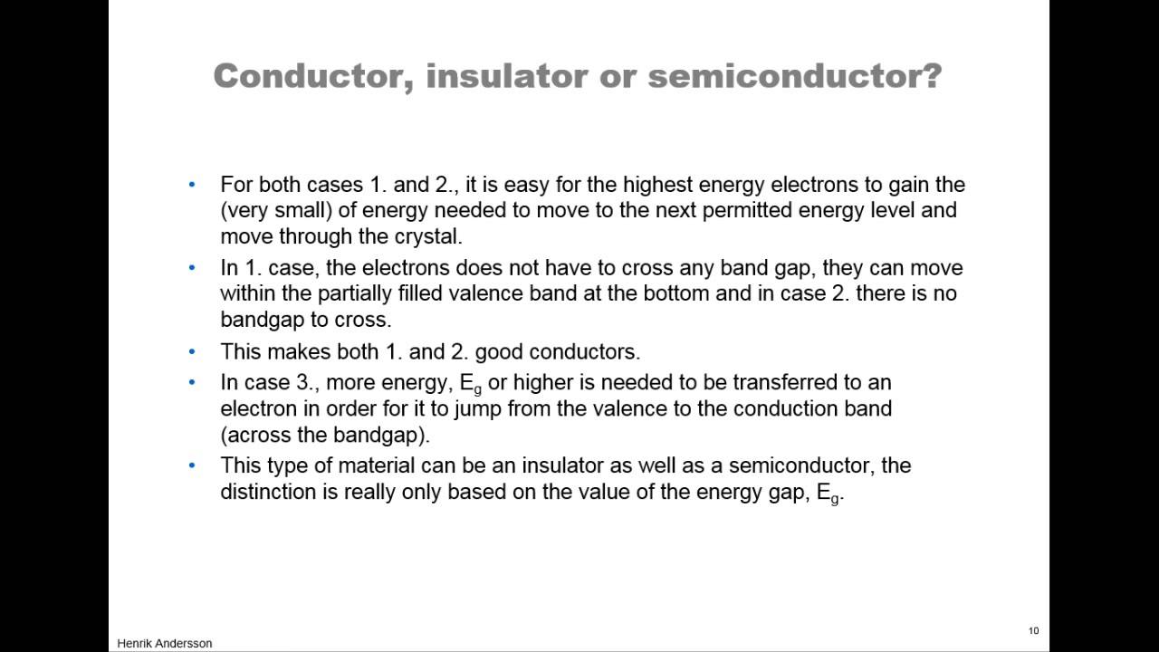 Semiconductor physics