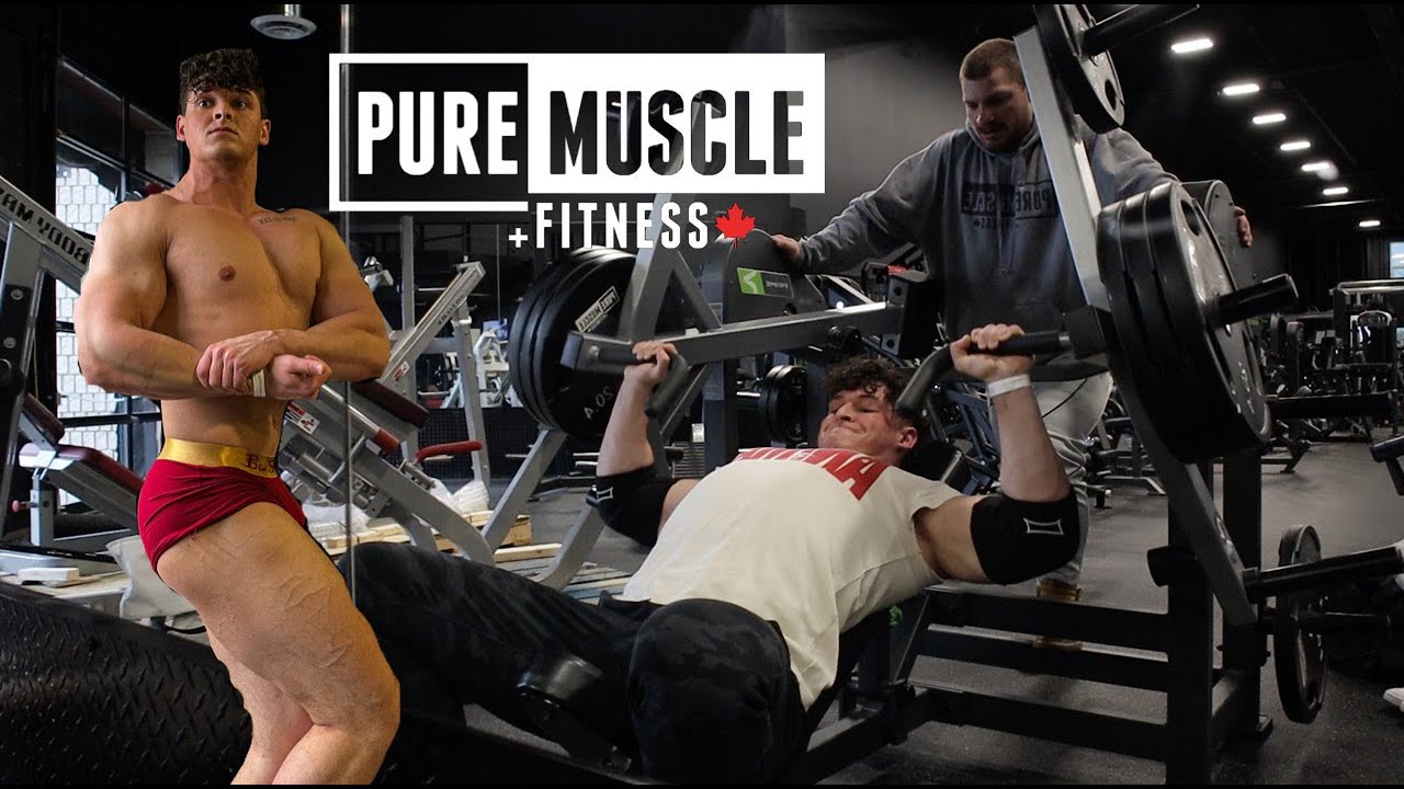 CRUSHING CHEST W/ MARK BURGER | PURE MUSCLE & FITNESS + CHEAT MEAL