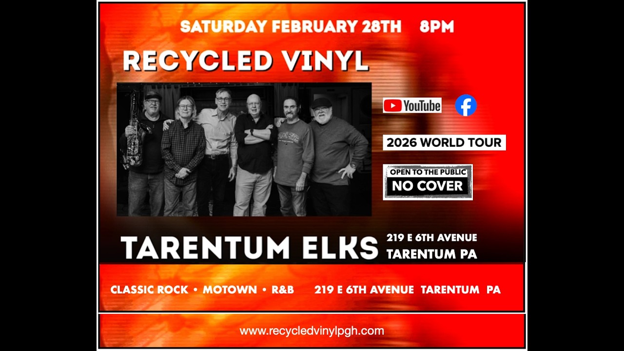 RECYCLED VINYL  GET DOWN TONIGHT/PLAY THAT FUNKY MUSIC - TARENTUM ELKS