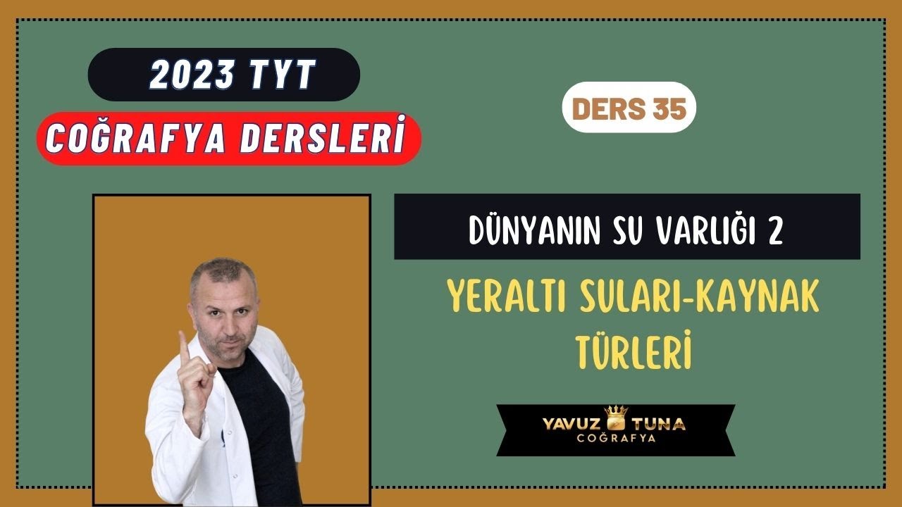 DÜNYANIN SU VARLIĞI 2 (Yer altı suları) #coğrafya #tytcoğrafya #yks #tyt #kpsscoğrafya