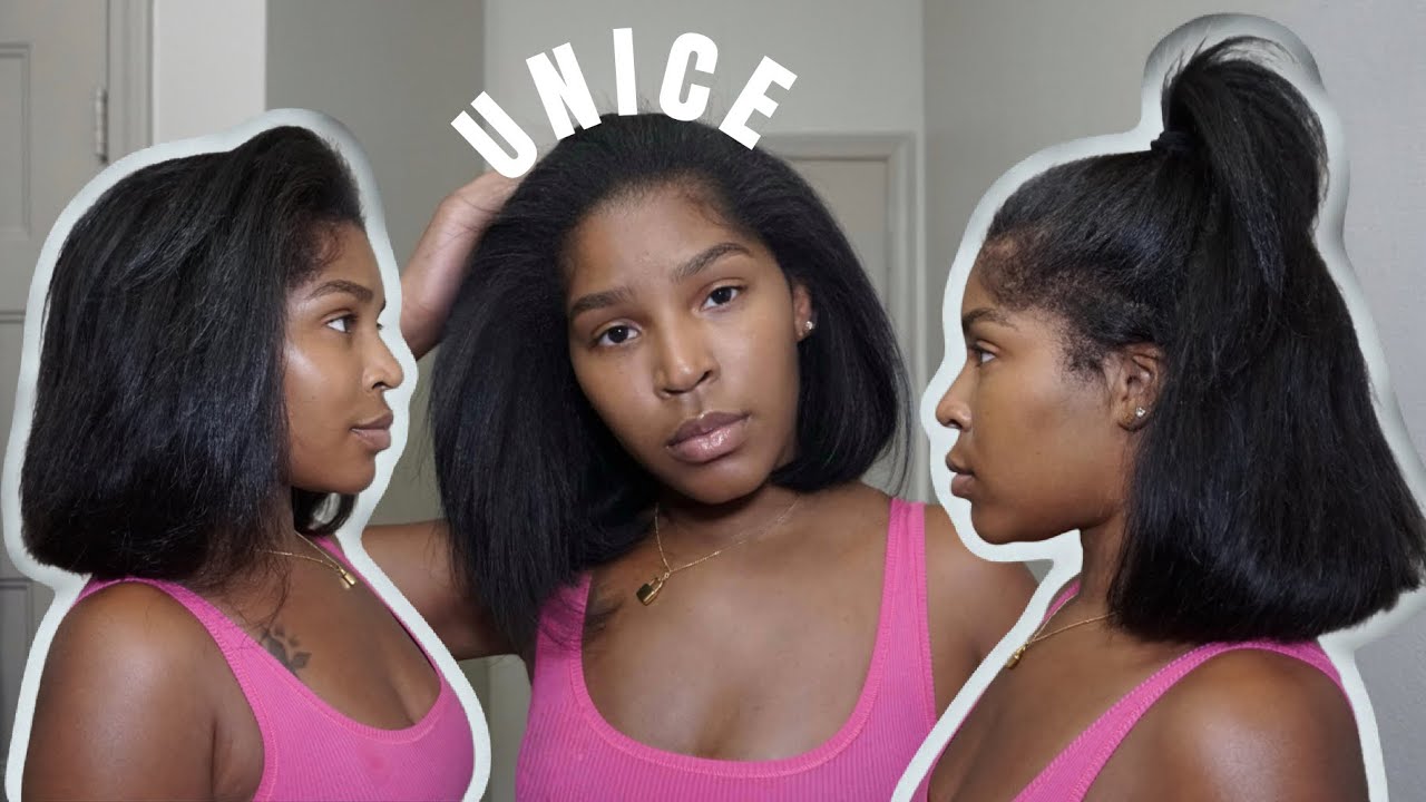TRIED THE FLIP OVER BOB “QUICKWEAVE WIG METHOD” | FT UNICE