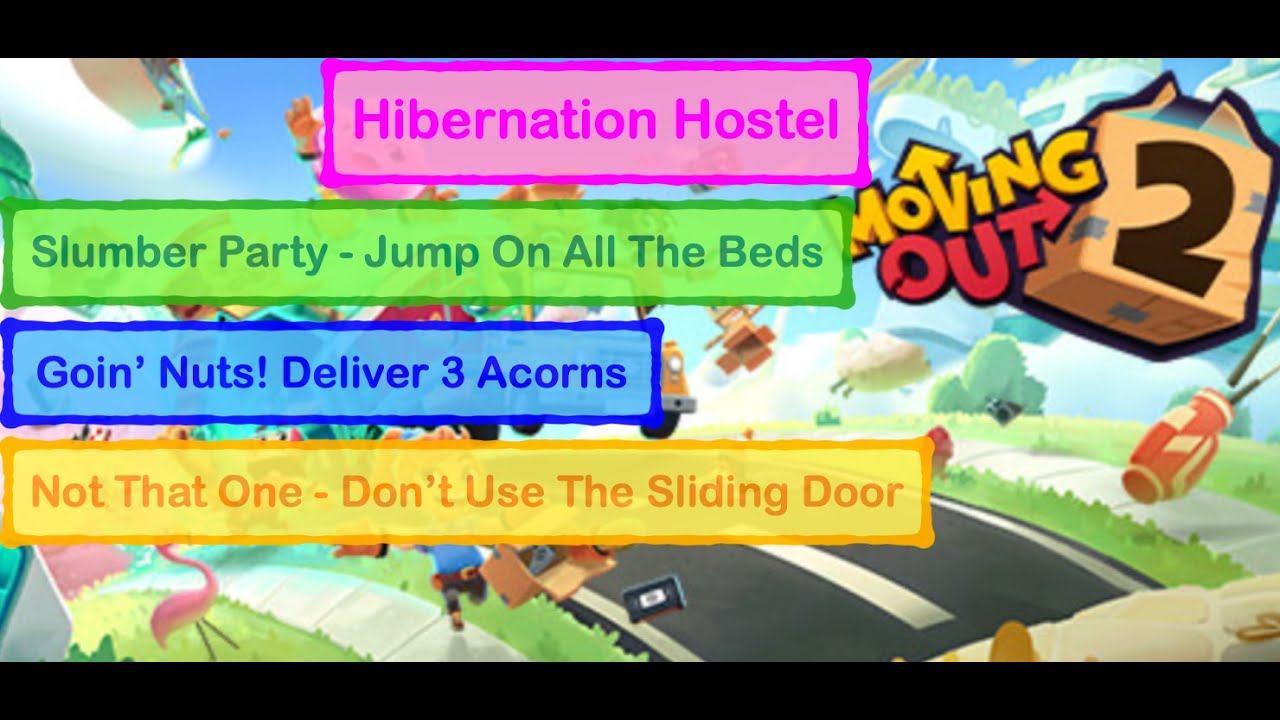 Moving Out 2 - Hibernation Hostel - Mission 13 All Stars Unlocked Walkthrough