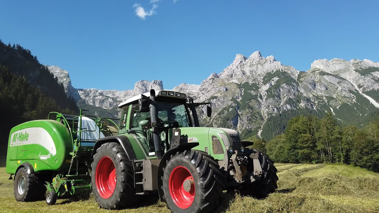 McHale Fusion 3 plus & Fendt 712 Vario | Silagepressen Werfenweng | LU-Herzog | Salzburg Österreich