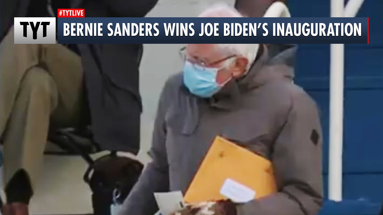 Bernie's Viral Inauguration Moment