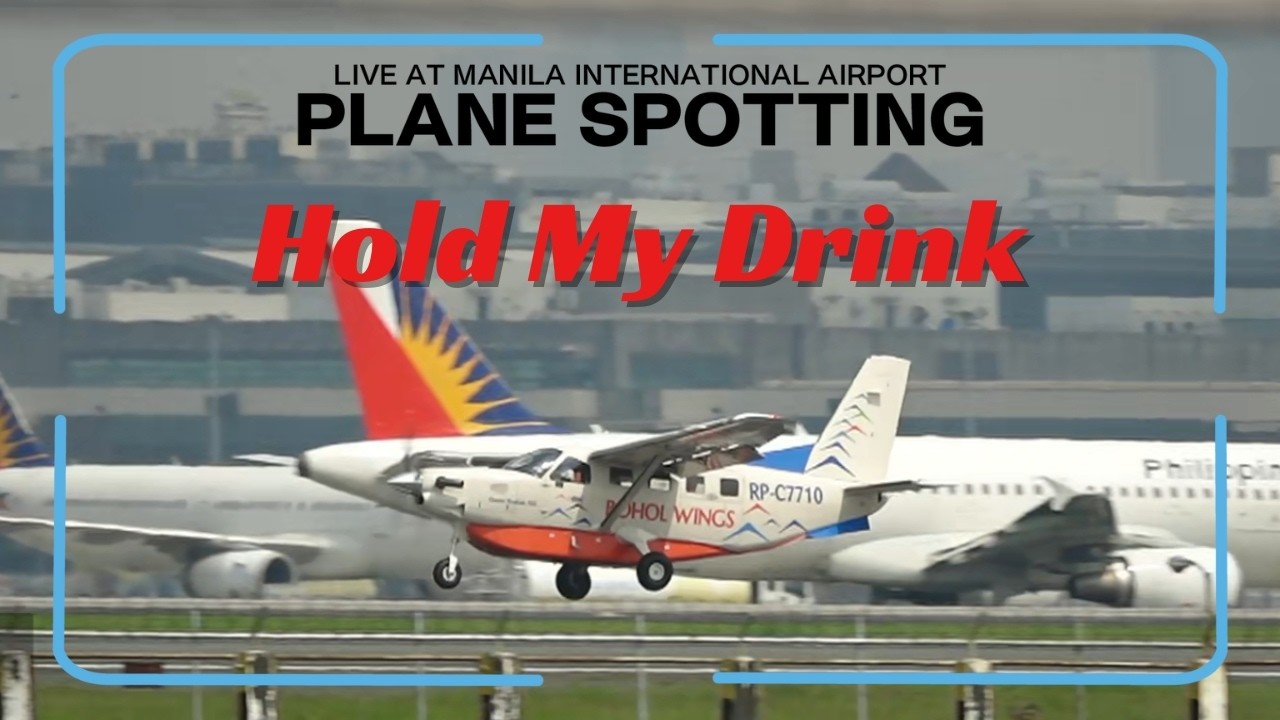 Смотрите! Невероятный манёвр при посадке в международном аэропорту Манилы 🇵🇭