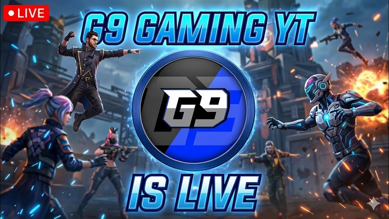 Freefire live custom room | Freefire live rank push | freefire live | g9 gaming yt