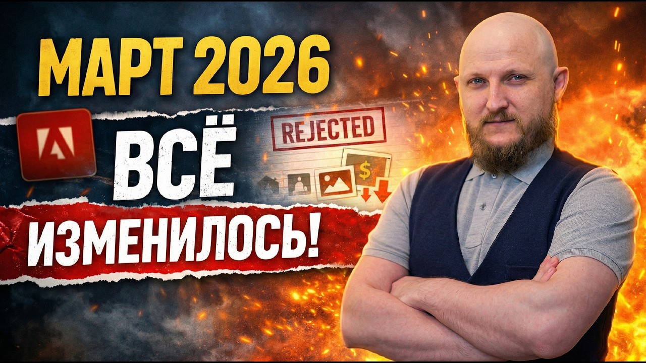 Март 2026: Adobe Stock больше не принимает всё подряд