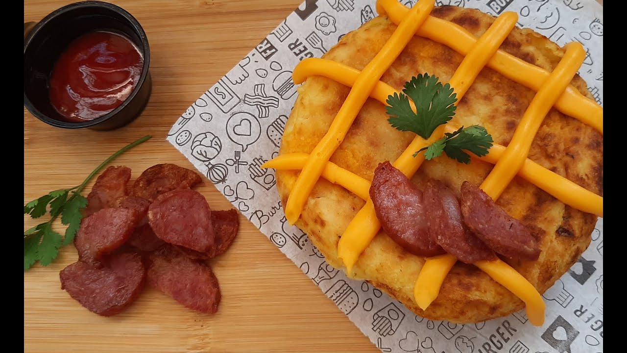 COMO FAZER A MASSA DA ROSTI - Batata Recheada tipo Purê