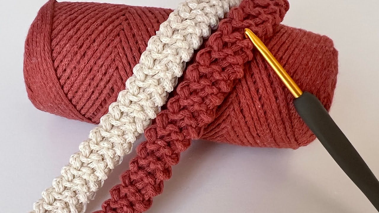 Örgü Çanta Sapı Yapımı / Çanta Sapı Modelleri / Crochet Bag Handle & Crochet Cord #çantasapı