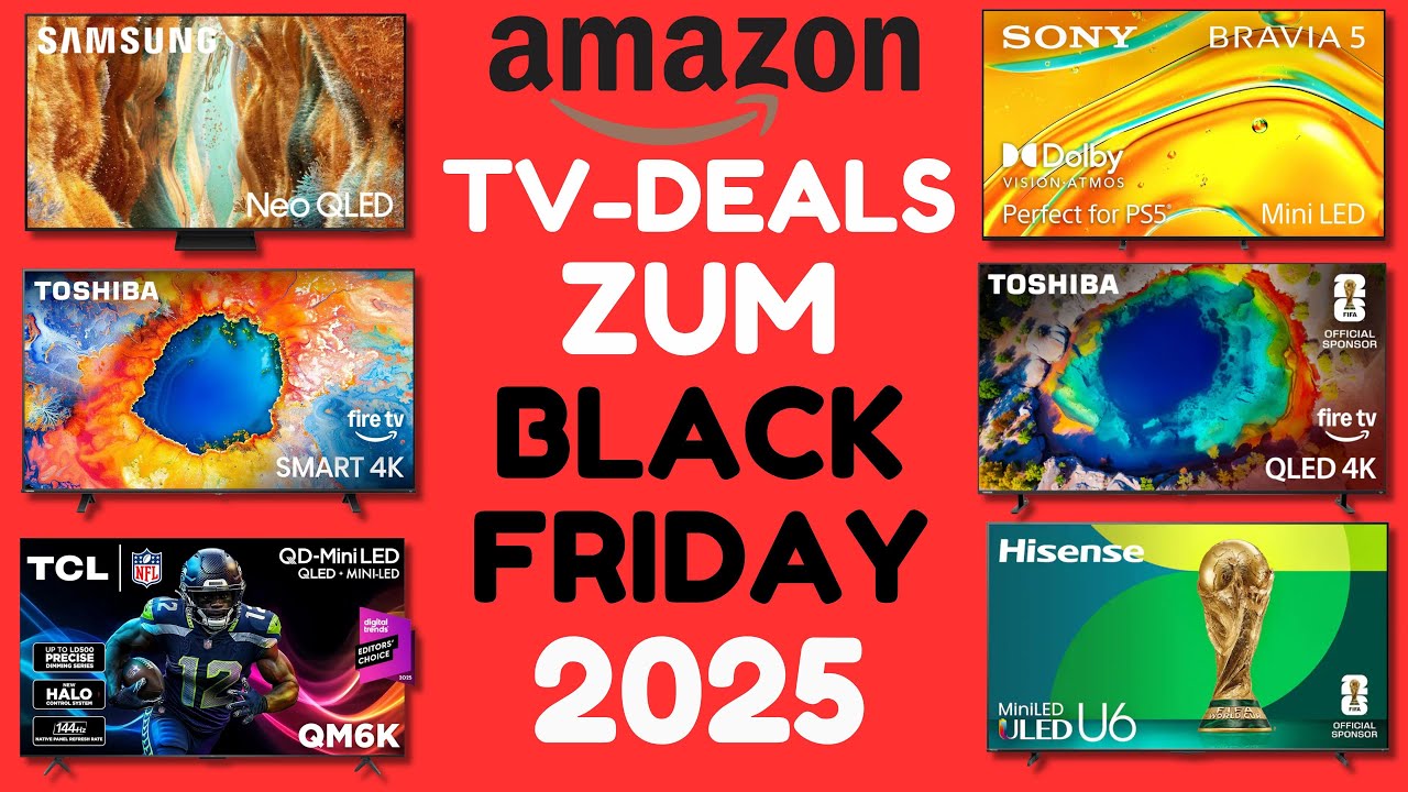 25 Top-TV-Deals auf Amazon | Black Friday 2025