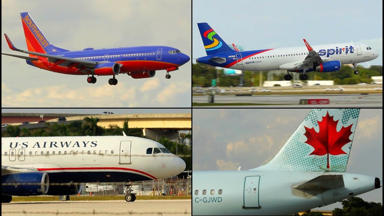 {TrueSound}™ 25 Minutes of Plane-Spotting at Ft. Lauderdale! [Runway 10L] 11/8/14