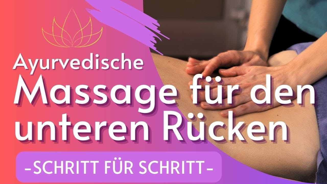 Massage für den unteren Rücken (ayurvedisch)
