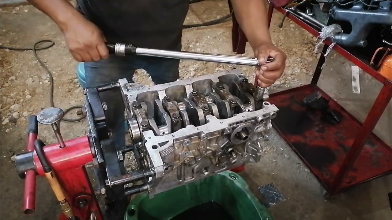 Armado del motor G16B Suzuki APV torque y ajustes biela, bancada, culata. VAN