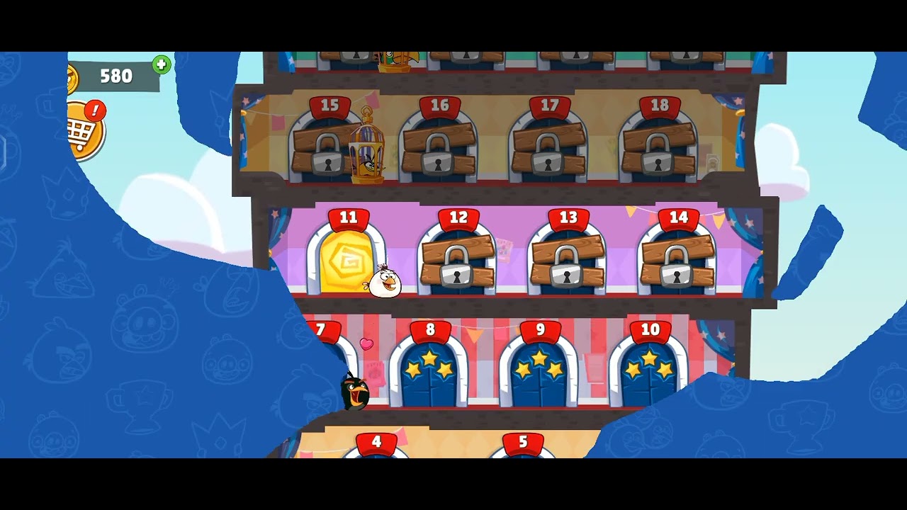 Playing angry birds