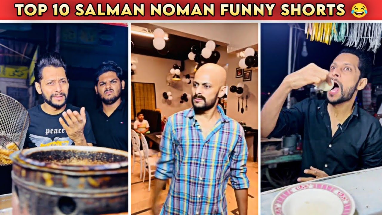 TOP SALMAN NOMAN FUNNY SHORTS 😂 | Salman Noman Official || COMPILATION VIDEOS ||