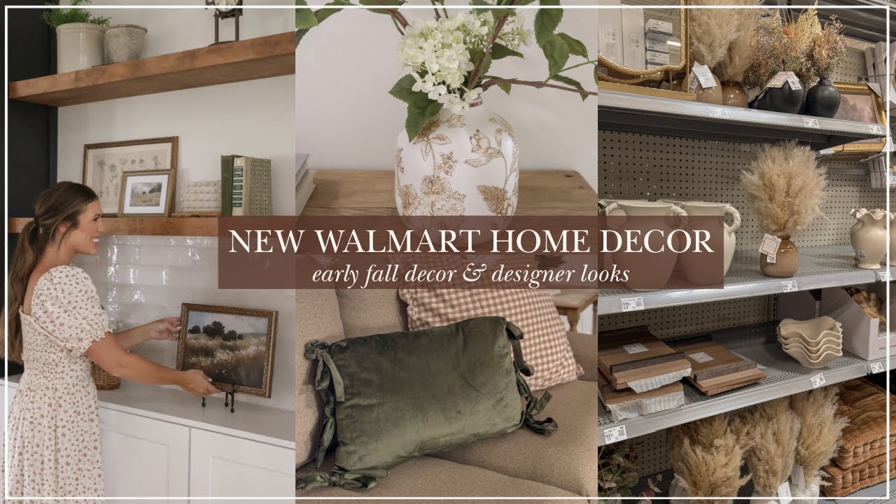 NEW WALMART DECOR FINDS FOR EARLY FALL | Designer-Inspired & Affordable Pieces!