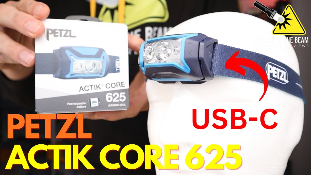 Налобный фонарь Petzl Actik Core 625 люмен с разъемом USB-C (обновленная версия) для бега и занят...