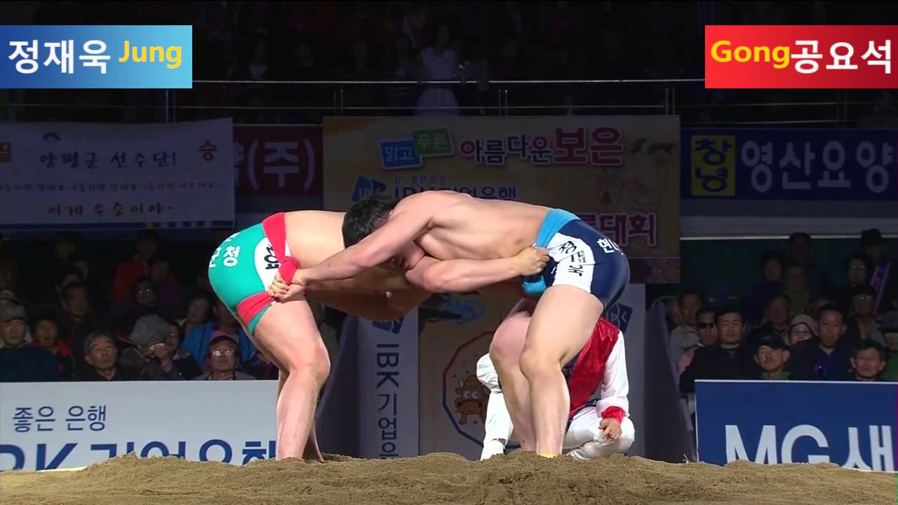 씨름 명장면 씨름 기술 앞무릎치기 하이라이트