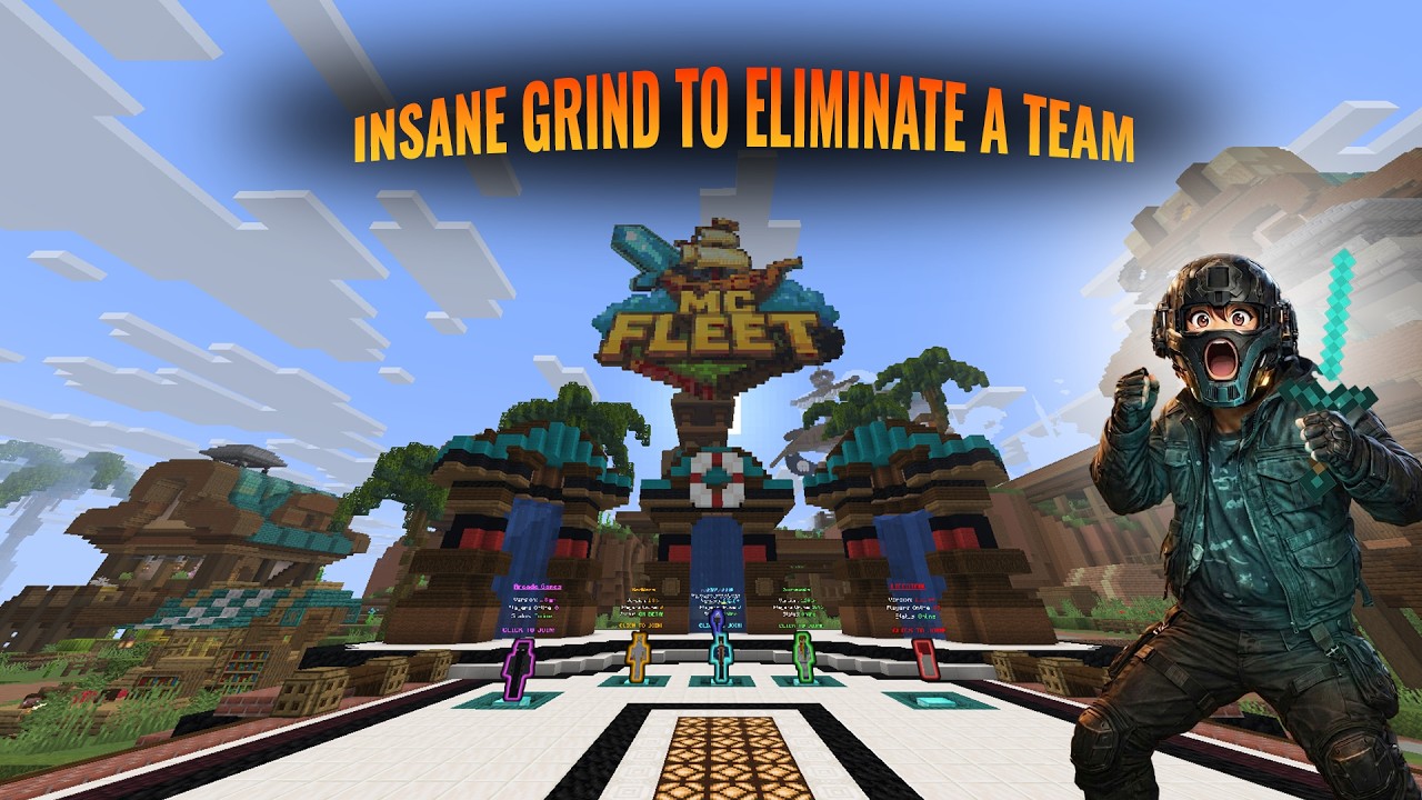 From NOOB to PRO 😈 Grinding to Beat a TEAM in MC Fleet!