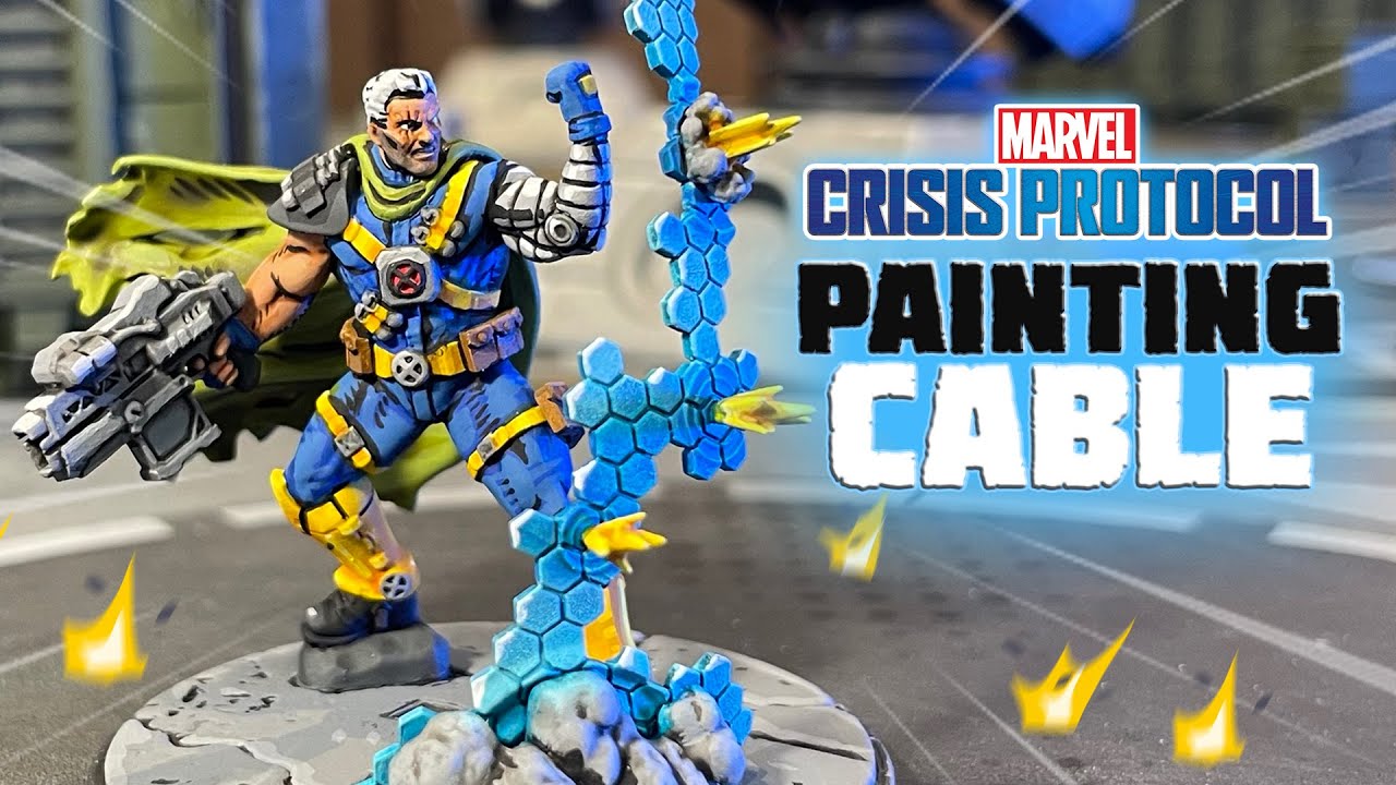 Blueline Gaming Marvel Crisis Protocol Miniature Painting: Cable