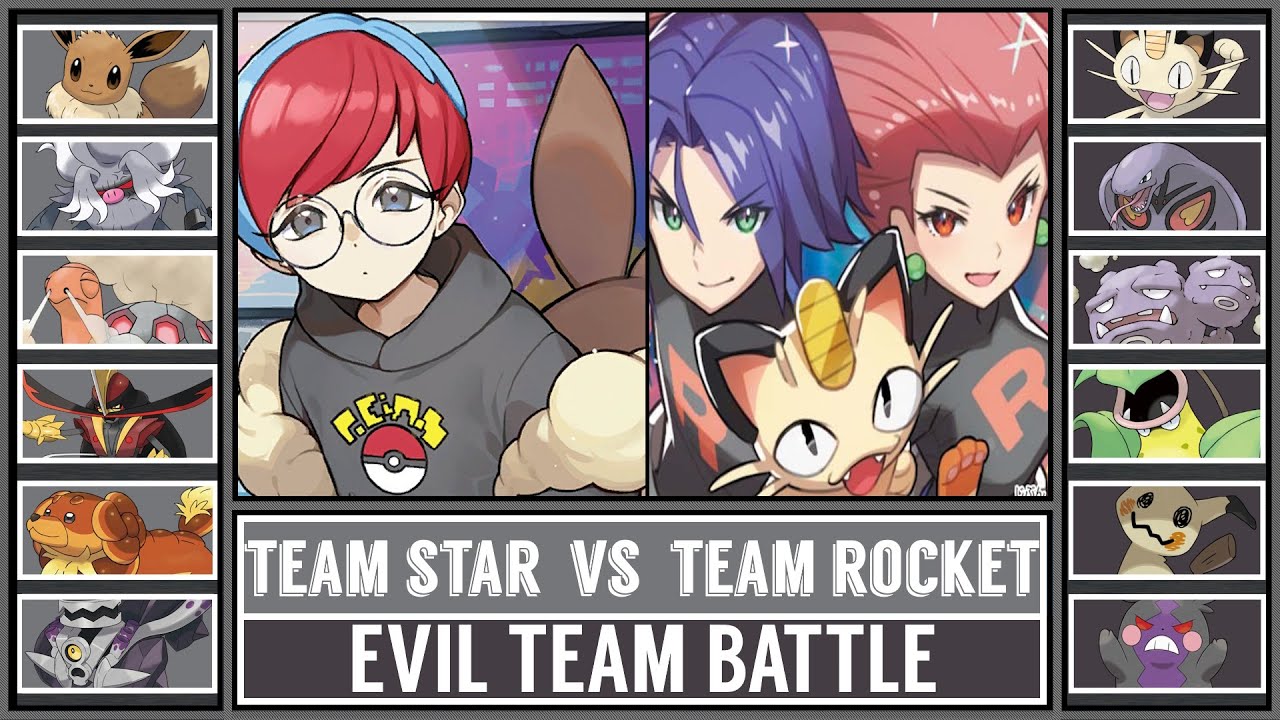 TEAM STAR vs TEAM ROCKET | Evil Team Pokémon Battle