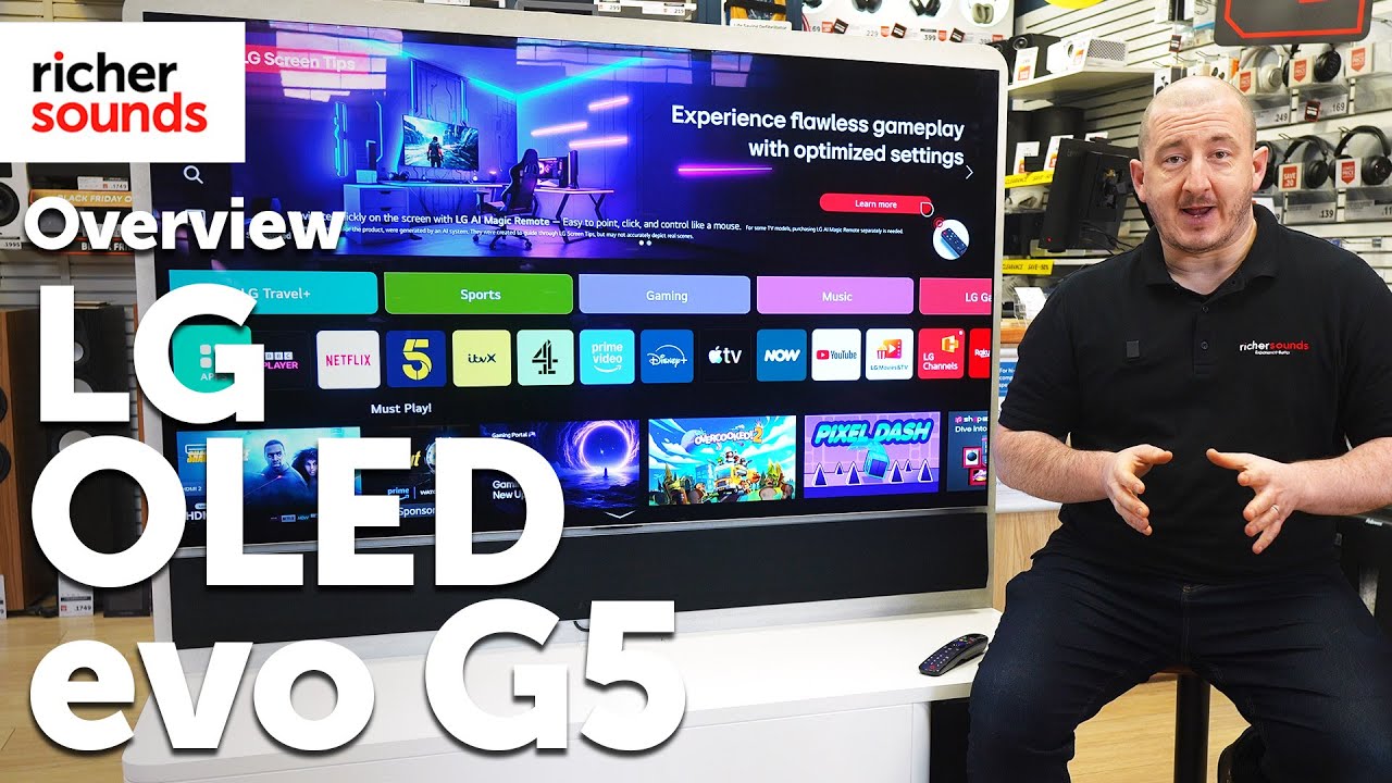 Обзор LG OLED evo G5 | Более насыщенный звук