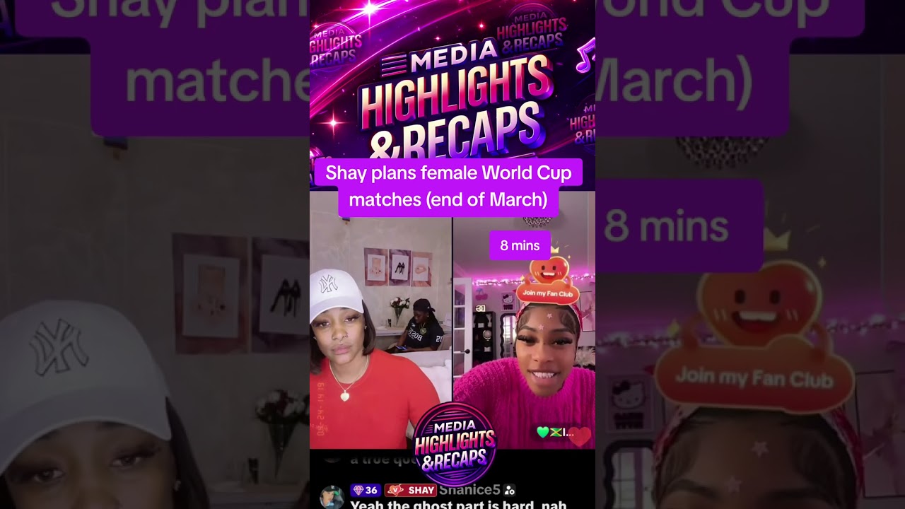 Shay plans female World Cup matches (End of March)
