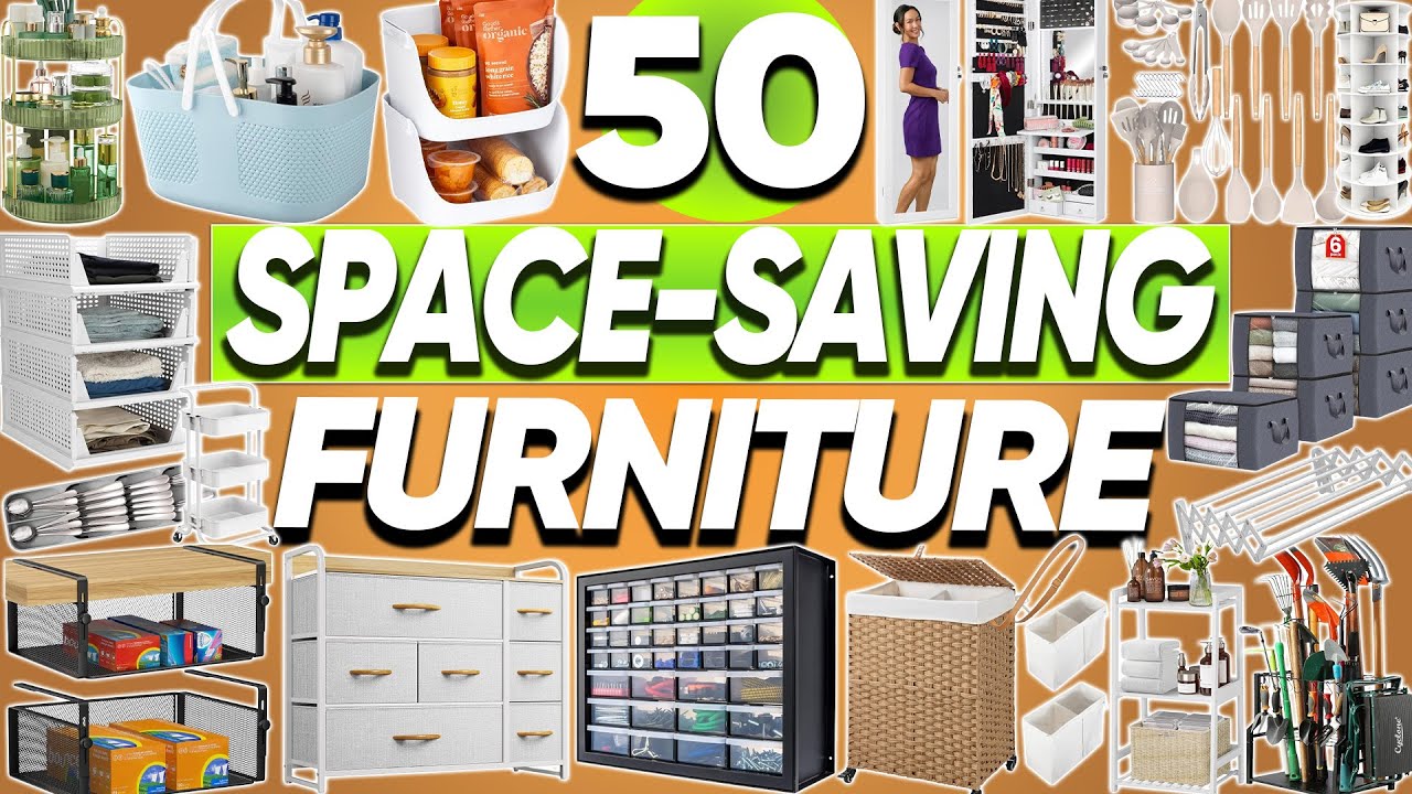 50 Amazon Space Saving Furniture Hacks for Small Apartments Smart Home Solutions