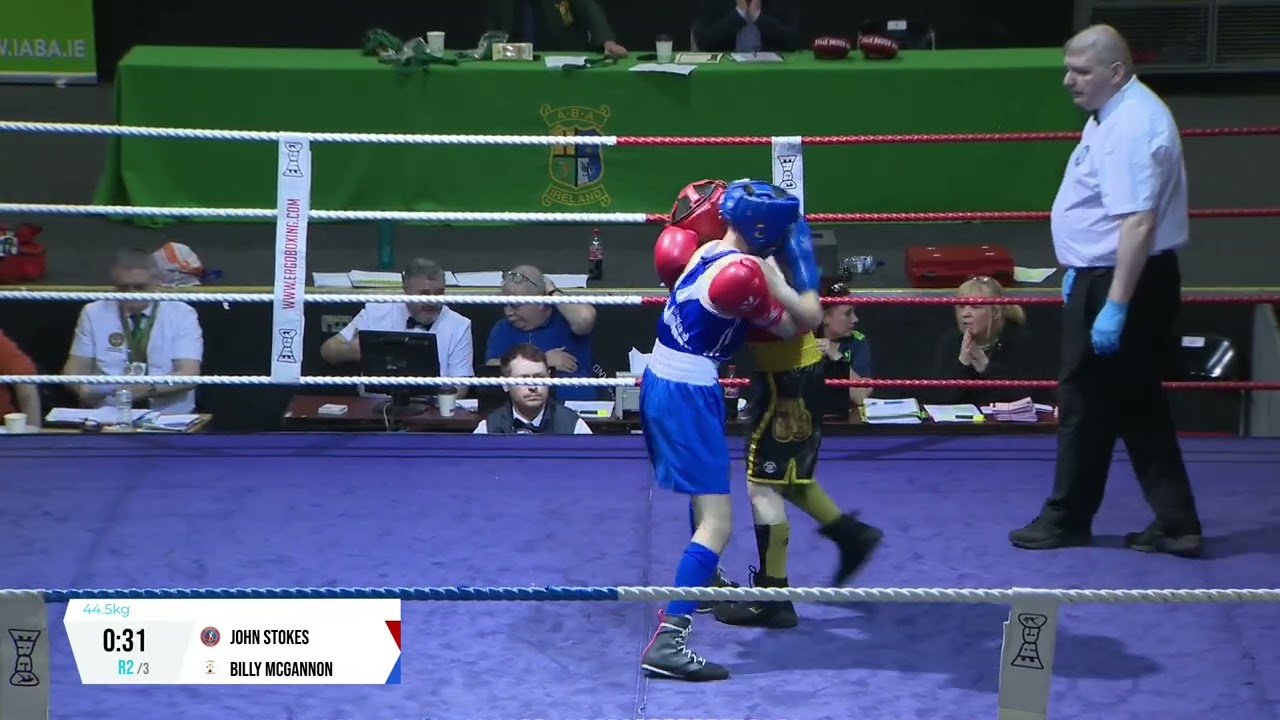 2024 National BG3 Championship 44.5kg: John Stokes (Olympic C) v Billy McGannon (St Brigids K)