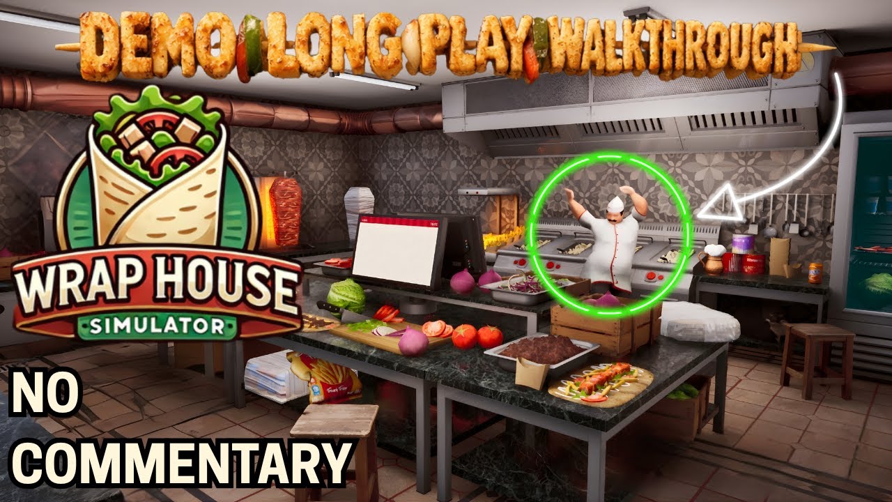 Wrap House Simulator Demo | Chop. Grill. Serve. Relax. 🌴| NO COMMENTARY Cozy ASMR Walkthrough